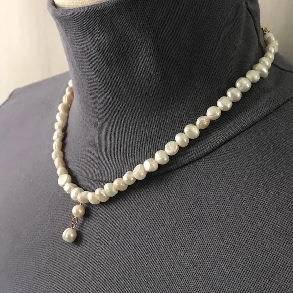 The Princess Bride Buttercup Natural Pearls Pearl Drop Necklace Handmade Replica - Picture 5 of 15